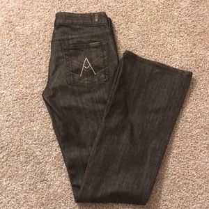 7 For All Mankind Women’s A Pocket Jeans BLACK